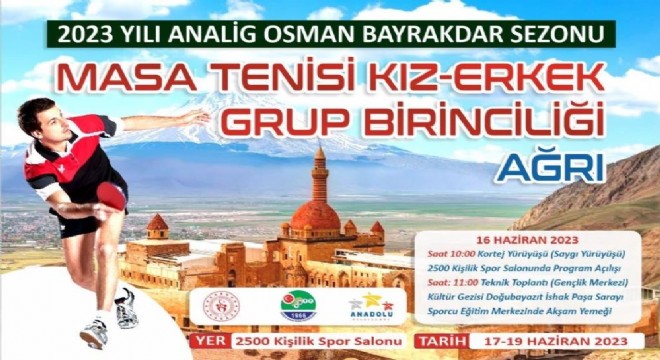 ANALİG Grup Müsabakaları Ağrı’da yapılacak